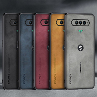 Luksusowe skórzane etui do Xiaomi Black Shark 5 3 4 Pro tylna pokrywa silikonowa pełna ochrona etui na telefon do BlackShark 3 4 Pro Coque 6